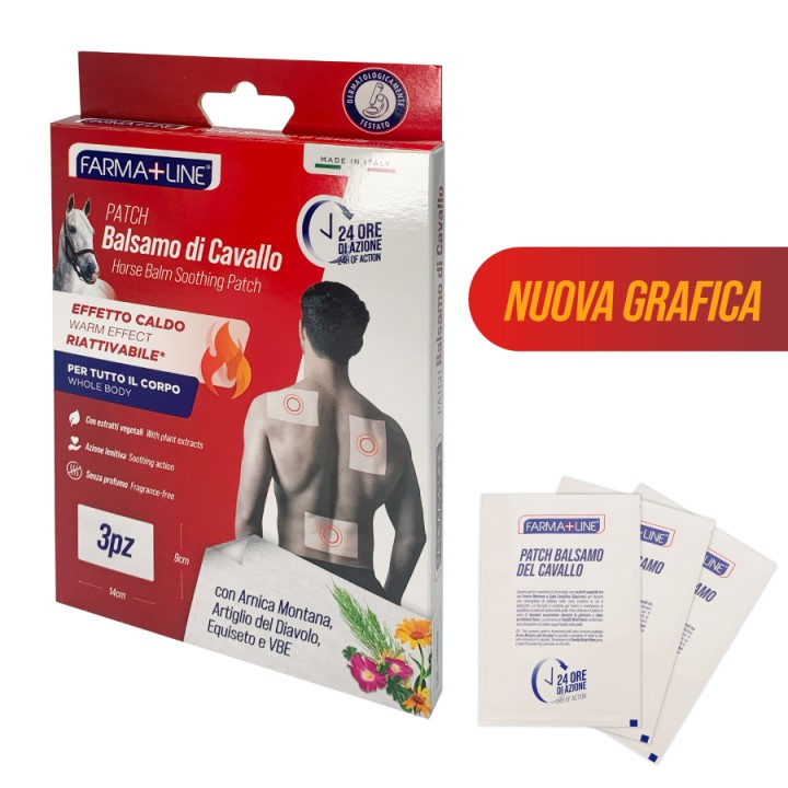 ADE PATCH CAVALLO CALDO 9X14 3 PZ