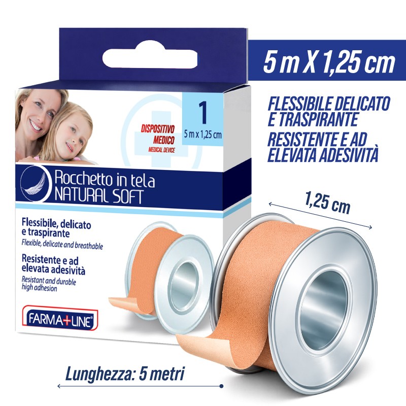 BMF ROCCHETTO TELA 5M x1,25CM FARMALINE