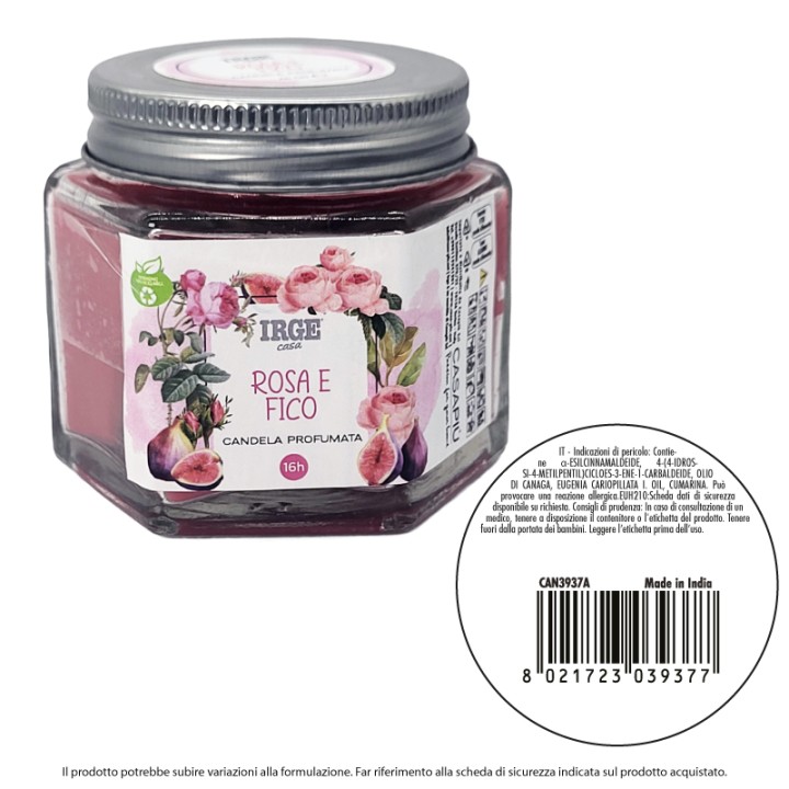 FDR CANDELA BARATTOLO C/TAPPO VITE 45G