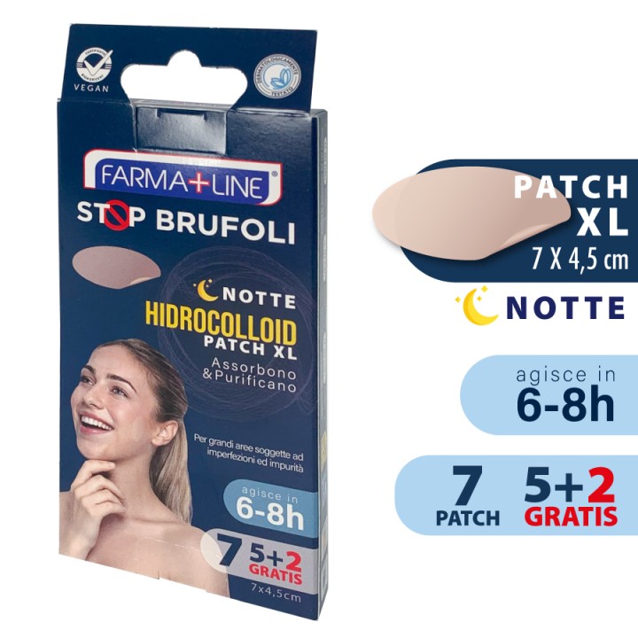 ABG CEROTTI IDROCOLLOIDALI 5+2PZ OMAGGIO VISO NOTTE
