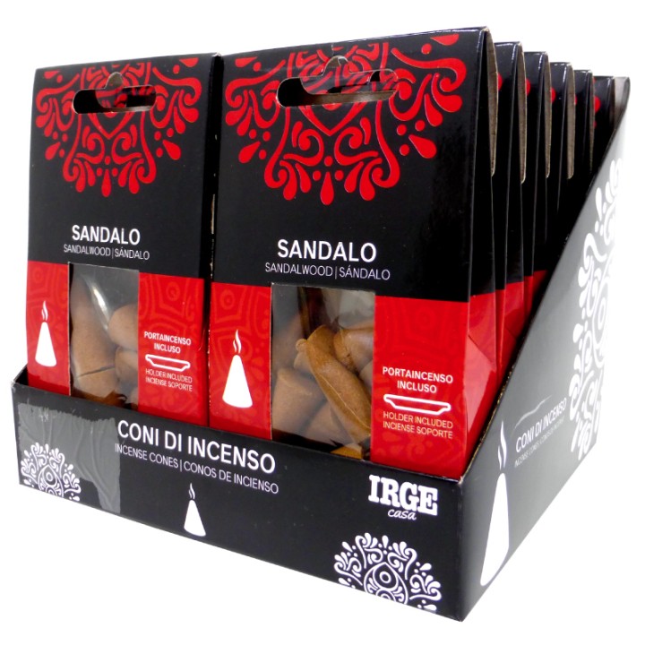BMX CONO INCENSO 12 PZ SANDALO
