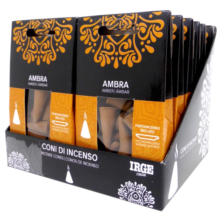 BMK CONO INCENSO 12 PZ AMBER