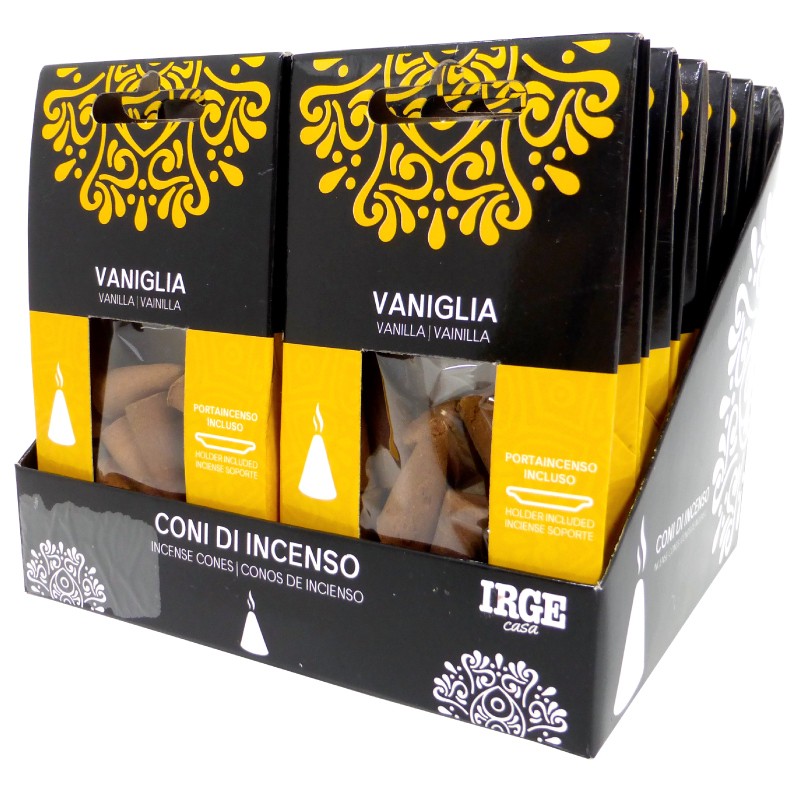 BMZ CONO INCENSO 12 PZ VANIGLIA