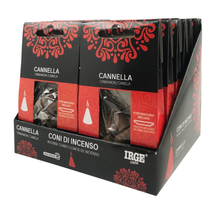 BMM CONO INCENSO 12 PZ CANNELLA