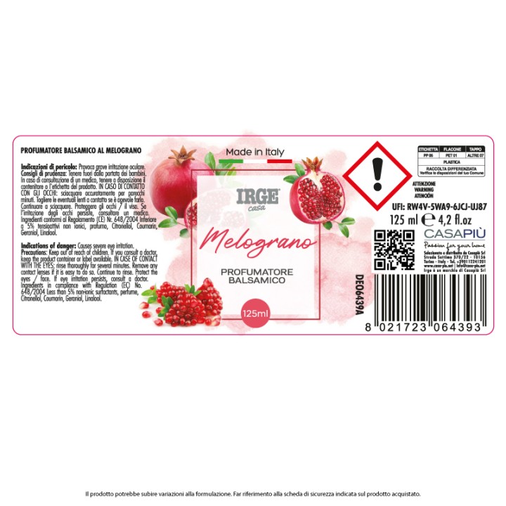 GBR DEO PROF. BALSAM. IRGE 125ML MELOGR