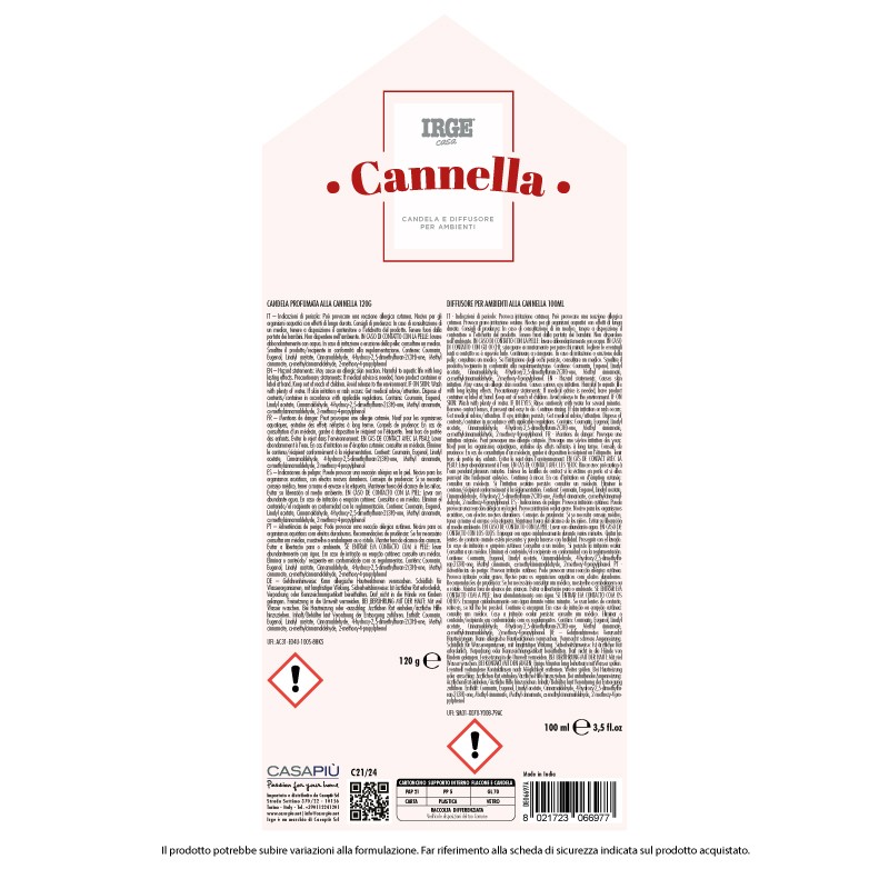 BYA CANDELA E DIFFUSORE 100 ML NATALE