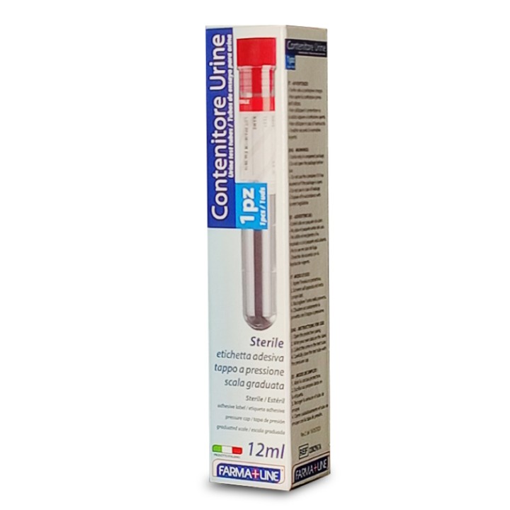 CAT CONTENIT. PROVETTA STERILE URINE FA 12 ML CILINDRICA, SCALA GRADUA