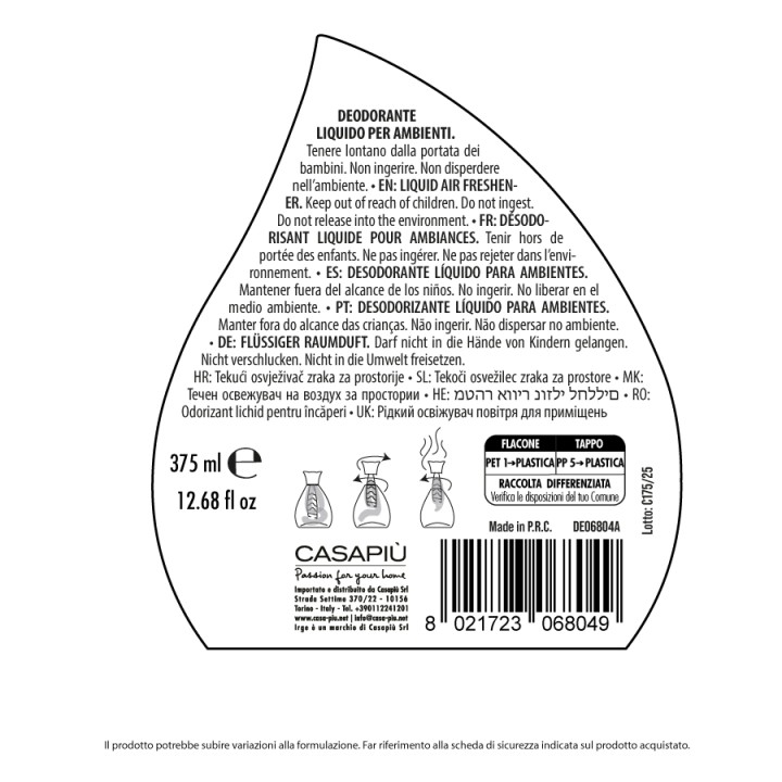 CAB DIF.LIQUIDO IRGE 375ML LAVANDA+CAMOM