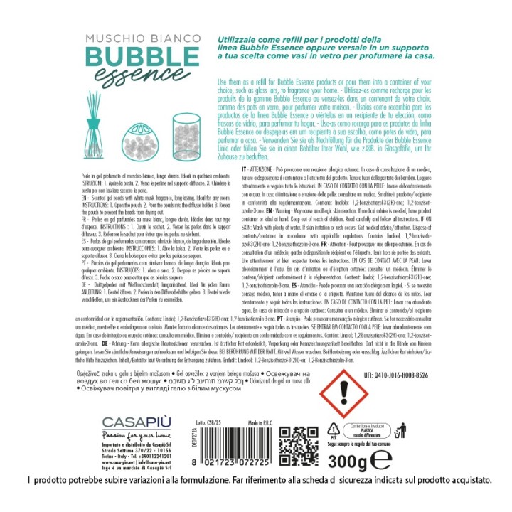 BGU PERLINE PROFUMATE REFILL 300GR LAVANDA + MUSCHIO BIANCO