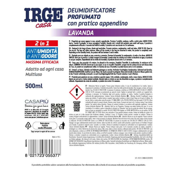 FAE DEUMIDIFICATOR IRGE 500ML C/APP LAV