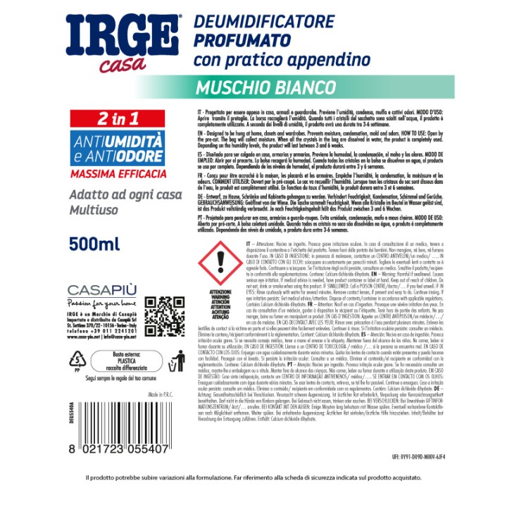 FAE DEUMIDIFICATOR IRGE 500ML C/APP MUS
