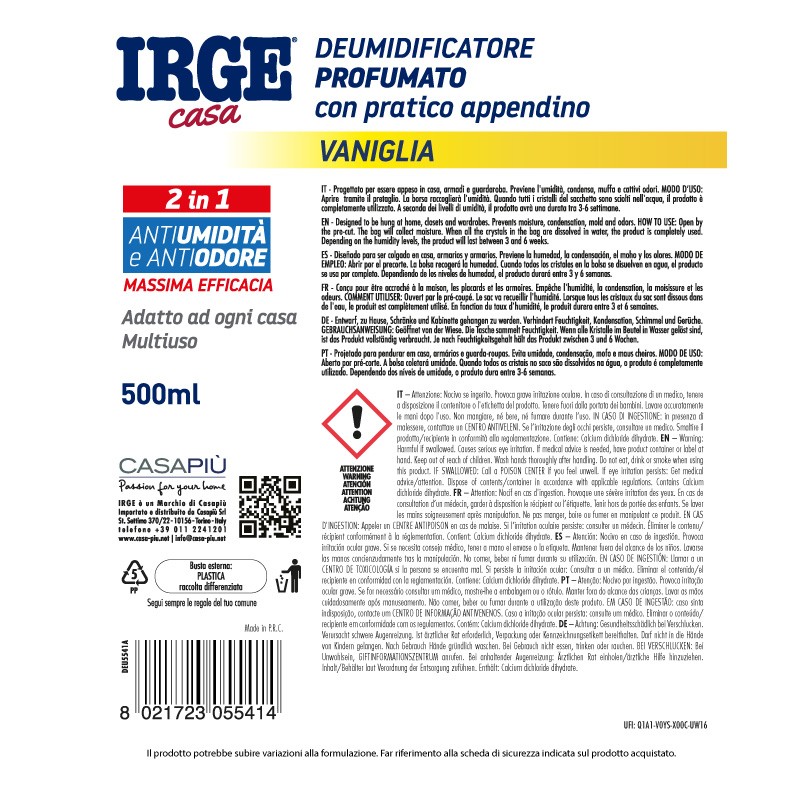FAG DEUMIDIFICATOR IRGE 500ML C/APP VAN