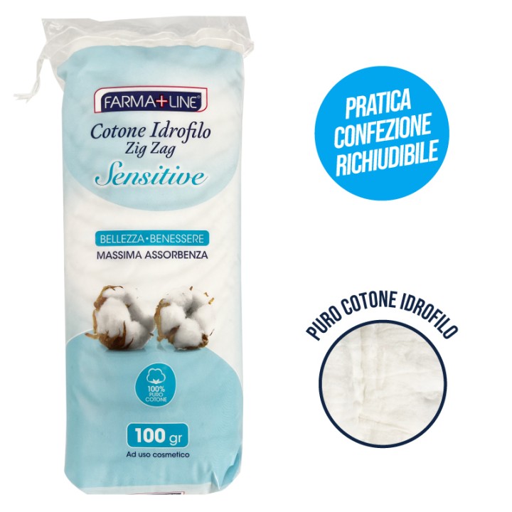 ABG COTONE IDROFILO ZIGZAG 100G FARMALI