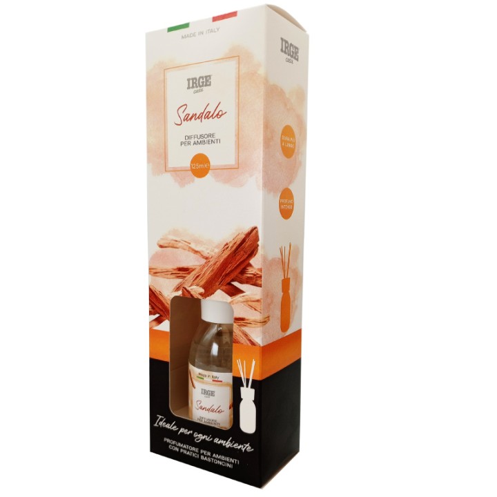 CDN DIFFUSORE IRGE AMB. 125 ML SANDALO C/BASTONCINI