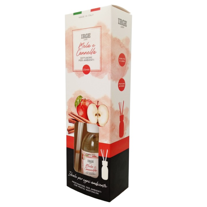 CDN DIFFUSORE IRGE AMB. 125 ML MELA/CAN C/BASTONCINI