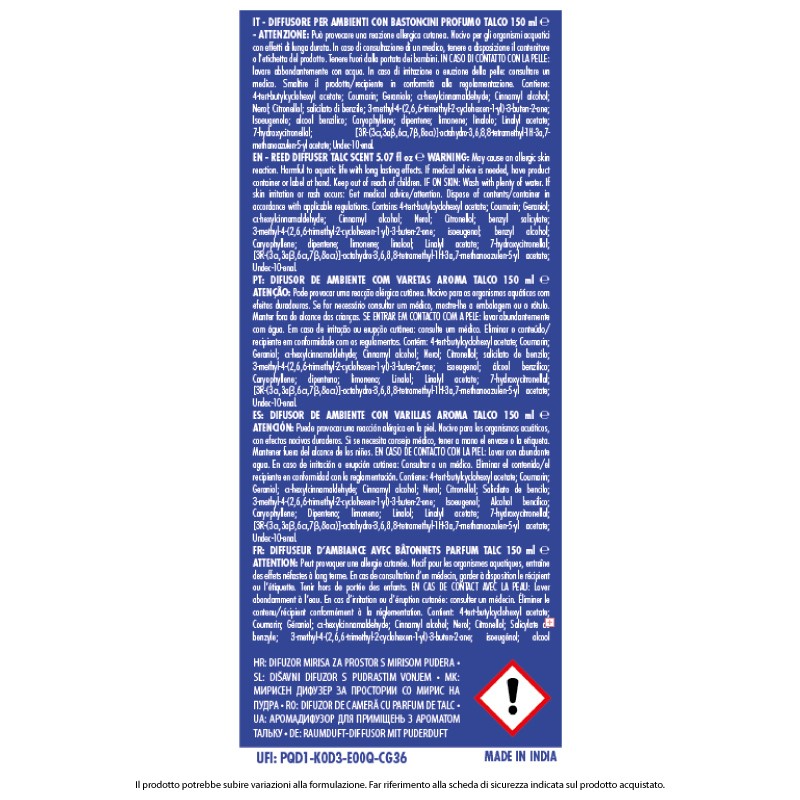 CGP DIFF 150ML FIOCCO C/ASTUCCIO TALC