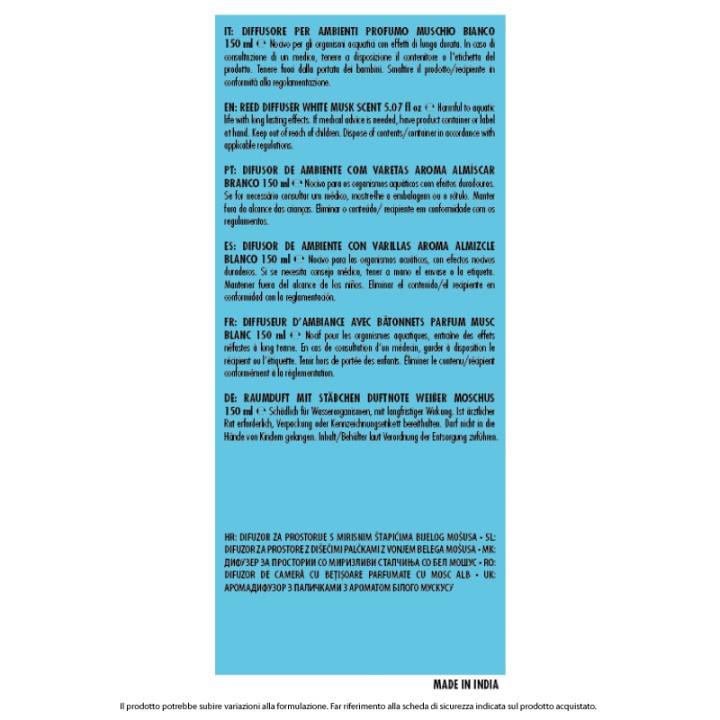 CGQ DIFF 150ML FIOCCO C/ASTUCCIO MUS