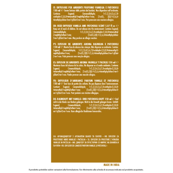 CGR DIFF 150ML FIOCCO C/AST PATCHOULI