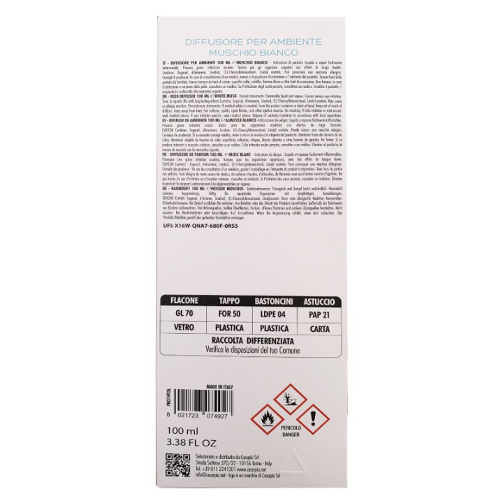 CGE DIFF CUBO 100ML MAIOLICHE M. BIAN BASTONCINI