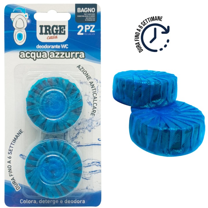 CAC DEO WC ACQUA AZZURRA 2PZ IRGE