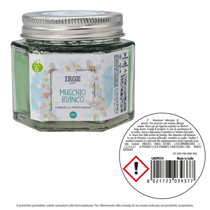 FDR CANDELA BARATTOLO C/TAPPO VITE 45G