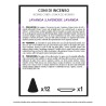 BMR CONO INCENSO 12 PZ LAVANDA