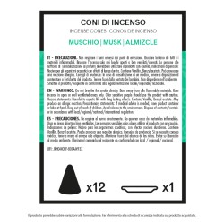 BMT CONO INCENSO 12 PZ MUSCHIO