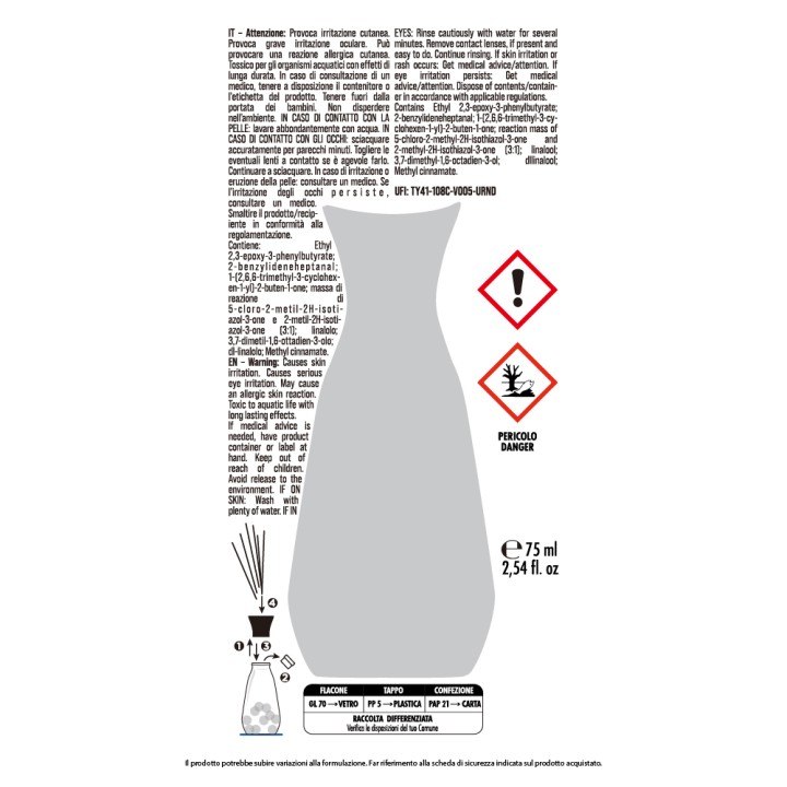 CDH DIFF BUBBLE 75ML FRUTTI DI BOSCO