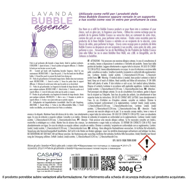 BGU PERLINE PROFUMATE REFILL 300GR LAVANDA + MUSCHIO BIANCO