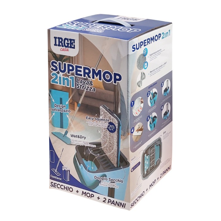 ADC MOP PIATTO AUTOPULENTE CON 2 SECCHI