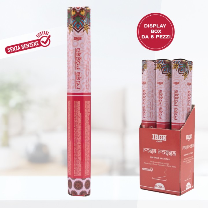 BFT INCENSO ROSA ROSSA 20 STICK