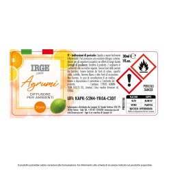 CAS DIFFUSORE AMB. 30 ML AGRUMI C/BASTONCINI