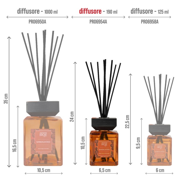 CAI DIF.190ML IRGE SANDALWOOD