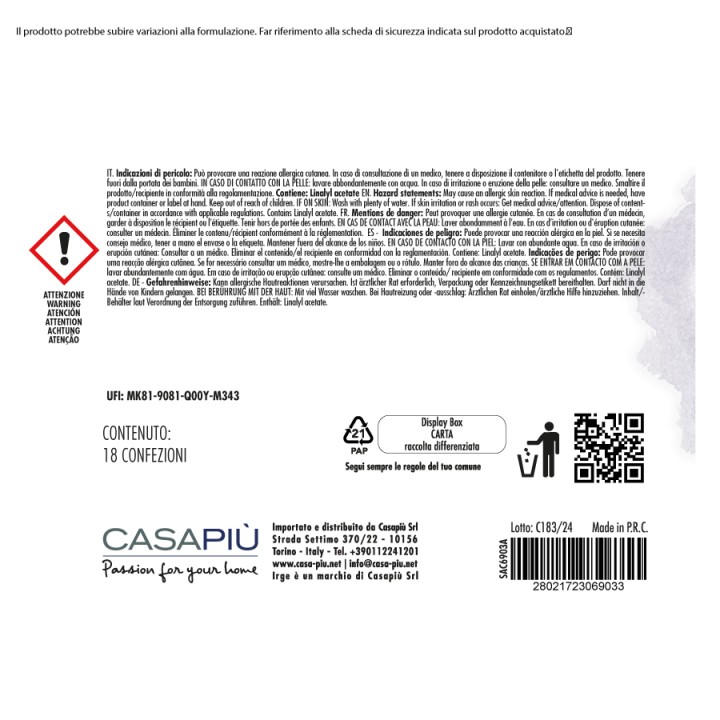 BLE SACCHETTI PROFUM 2PZ IRGE GELSOMINO