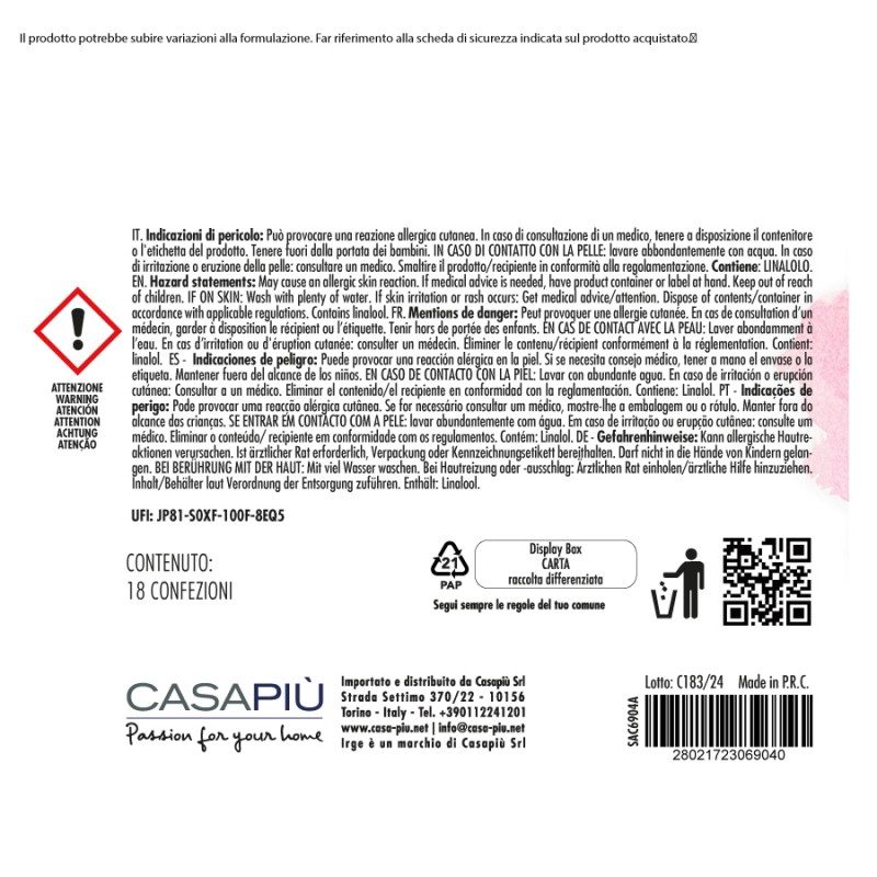 BLG SACCHETTI PROFUM 2PZ IRGE ORCHIDEA