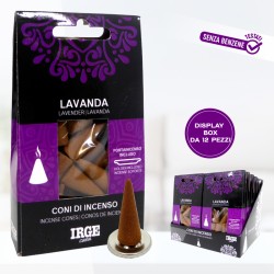 BMR CONO INCENSO 12 PZ LAVANDA