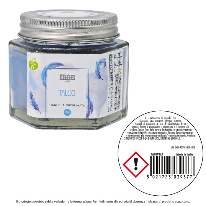 FDR CANDELA BARATTOLO C/TAPPO VITE 45G