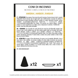 BMK CONO INCENSO 12 PZ AMBER
