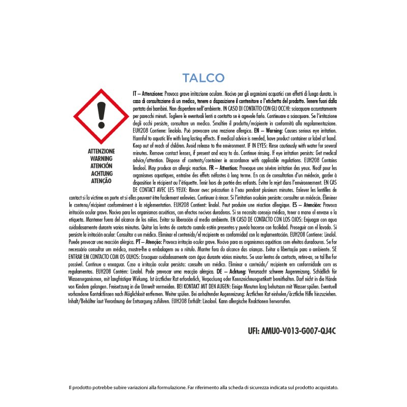 FAC DEUMIDIFICATORE IRGE 400ml PROF.ASS TALCO - AGRUMI - MUSCHIO BIANC
