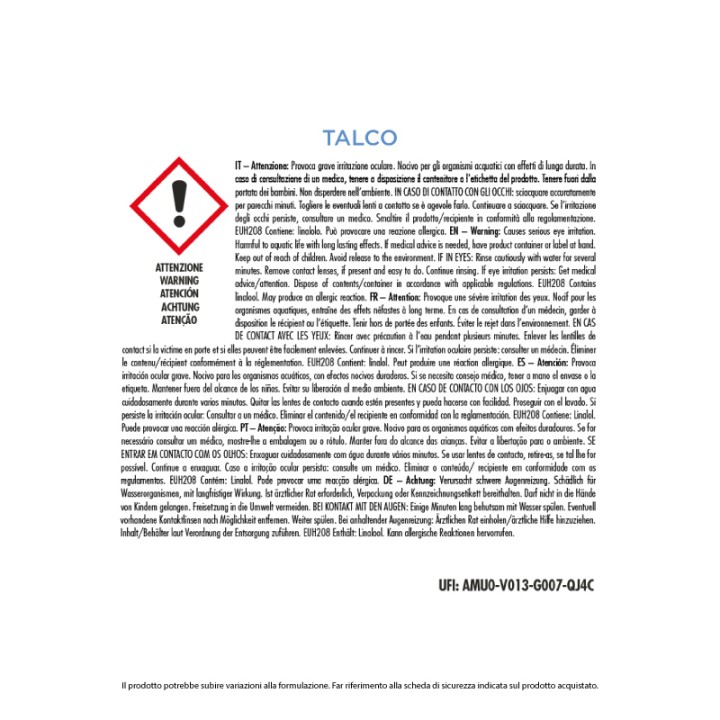 FAC DEUMIDIFICATORE IRGE 400ml PROF.ASS TALCO - AGRUMI - MUSCHIO BIANC