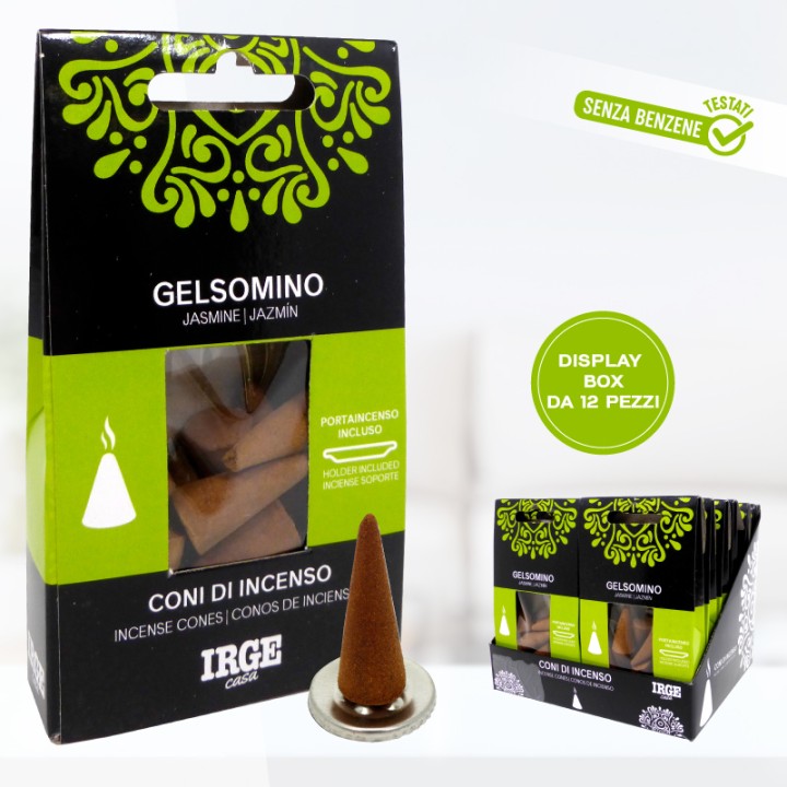 BMO CONO INCENSO 12 PZ GELSOMINO