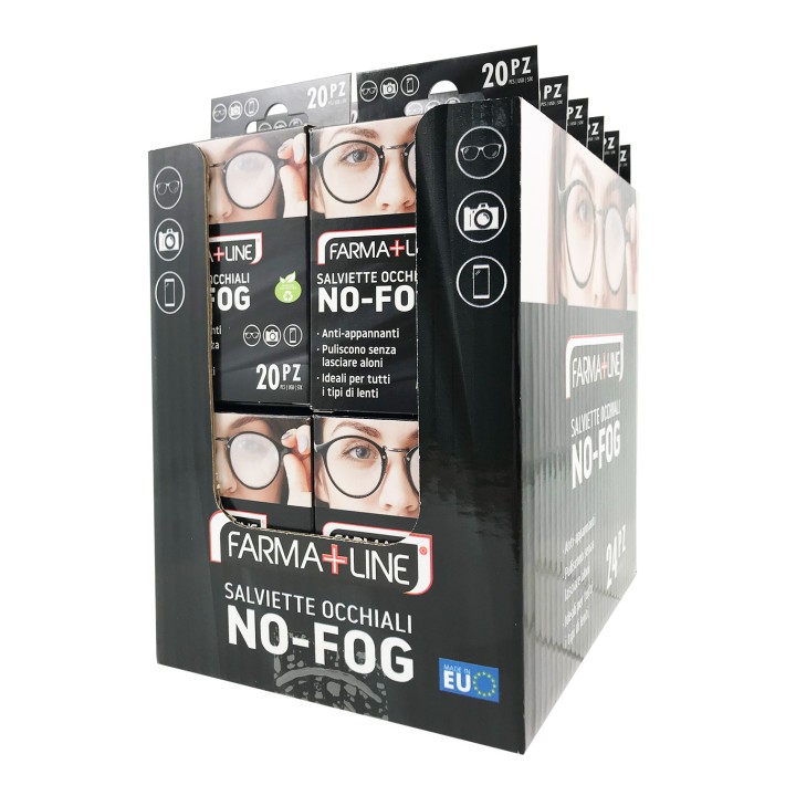 BFQ SALVIETTE OCCHIALI NO-FOG 20PZ FARMA