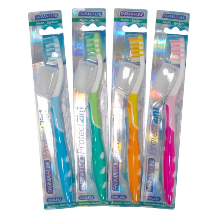 ABP SPAZZOLINO DENTI 2IN1 C/CAPP ORALPI
