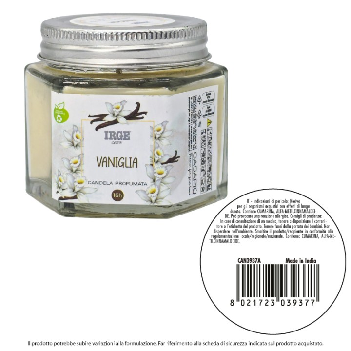 FDR CANDELA BARATTOLO C/TAPPO VITE 45G
