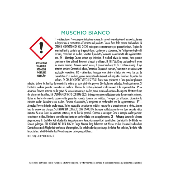 FAC DEUMIDIFICATORE IRGE 400ml PROF.ASS TALCO - AGRUMI - MUSCHIO BIANC