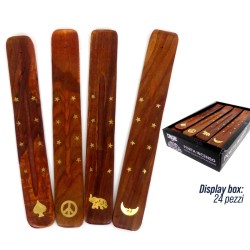 BMI PORTA INCENSO LEGNO ORO