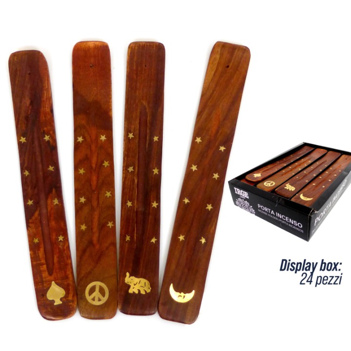 BMI PORTA INCENSO LEGNO ORO