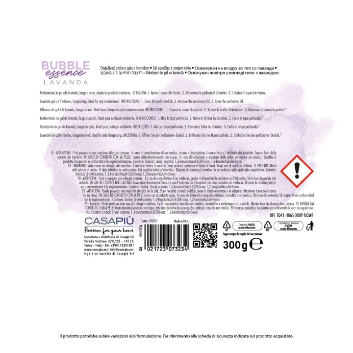 BGS PROFUMATORE BUBBLE 300GR LAV+MUSCHIO