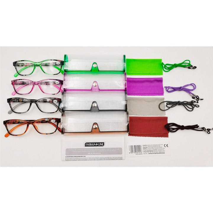 ABK OCCHIAL LETTURA DONNA FLOWERS FARMA