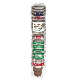 ABG BICCHIERINI CAFFE' CARTA 75ML 50PZ